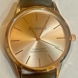 MONROE Sunburst Sole’rose Wrist Watch Rose Gold